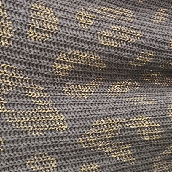 Torrid Sweater Womens Size 4 cheetah blouse knit sweater ribbed Ballon sleeves - Picture 2 of 9